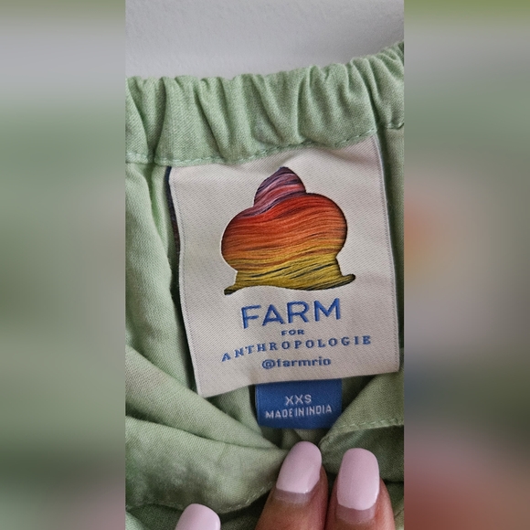 Farm Rio x Anthropologie Off-The-Shoulder Tiered Floral Midi Dress (XXS) - Picture 11 of 15